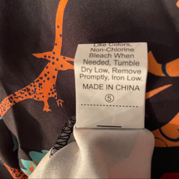 Jla veux !!! Plus All Over Dinosaur Print Belted A-line Dress Size 0X - Picture 8 of 11